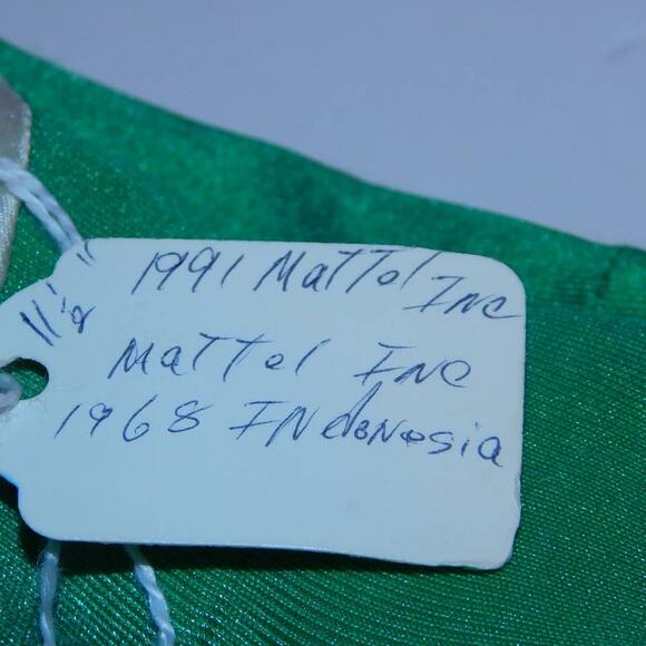 12" 1990 Mattel's  Ken in Green Power Ranger Cosplay Outfit - Picture 9 of 9